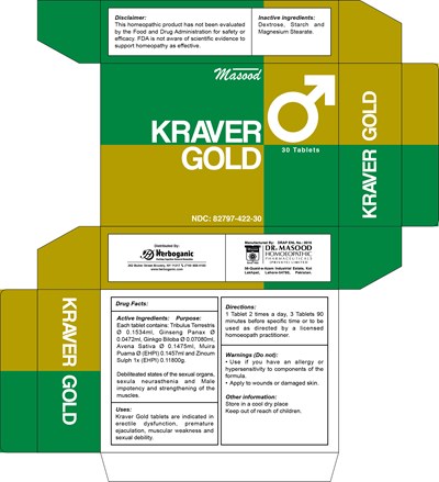 Kraver Gold Tablets - Karver Gold Box